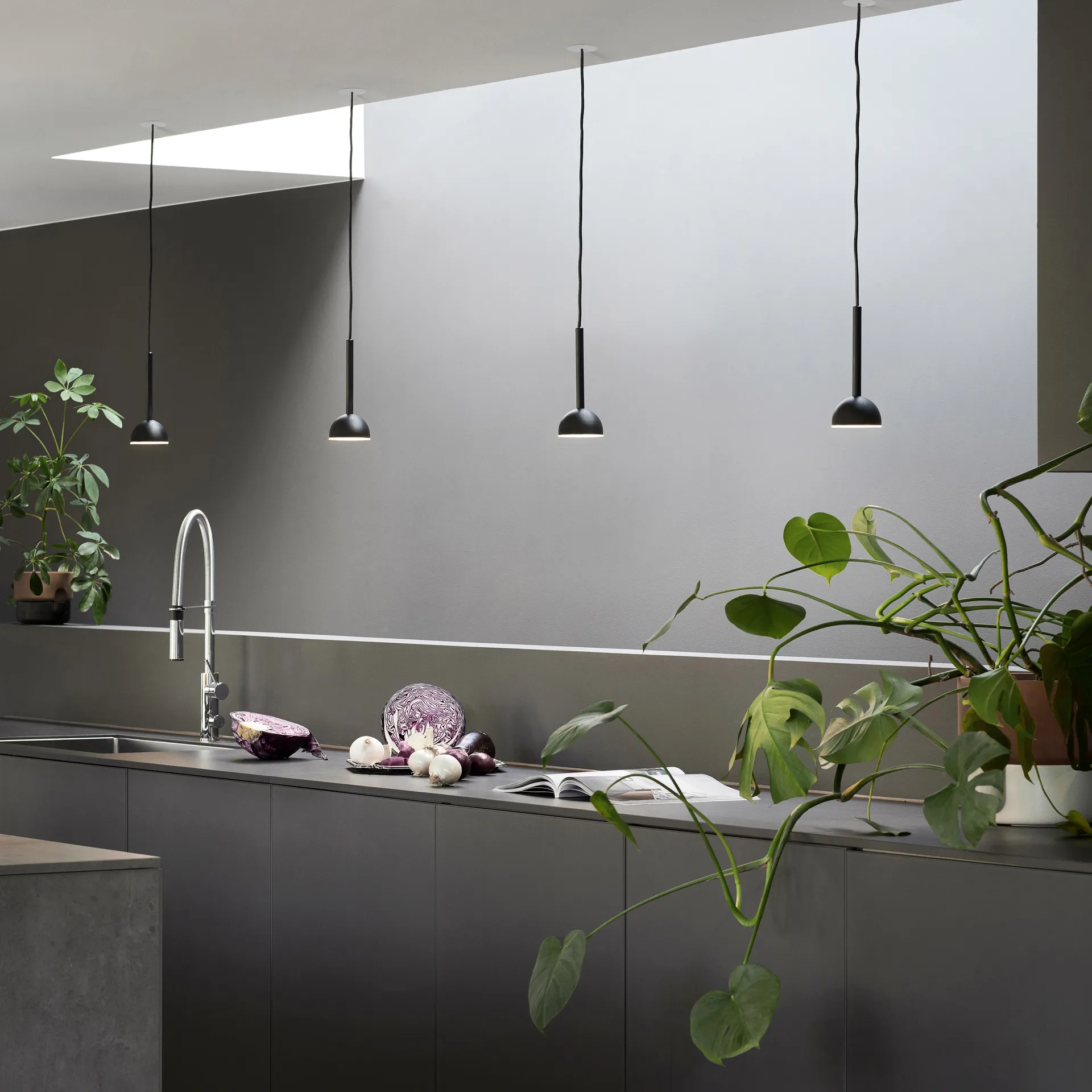 Lampa sufitowa Blush, Czarny Northern