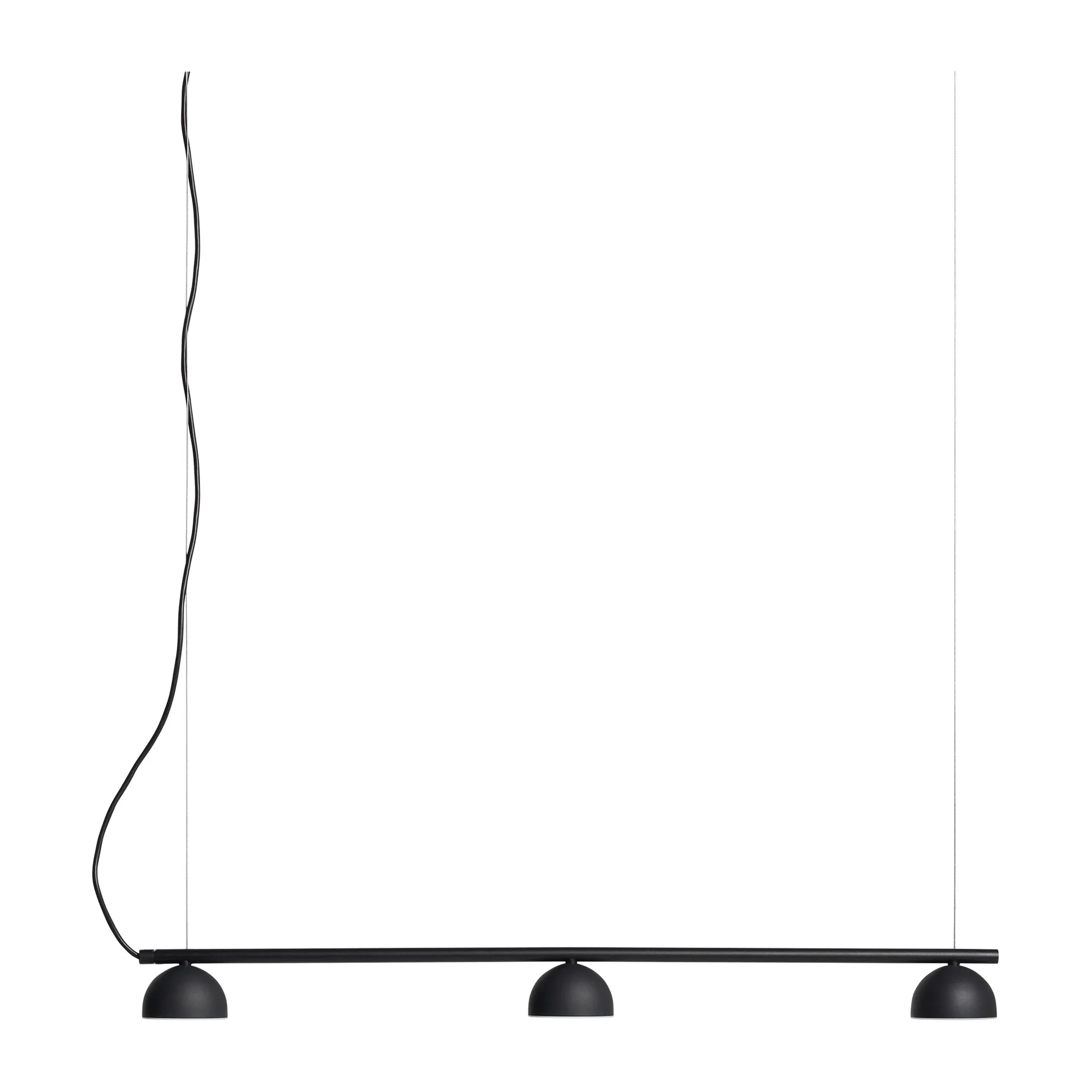 Lampa sufitowa Blush Rail 3, Czarny matowy Northern