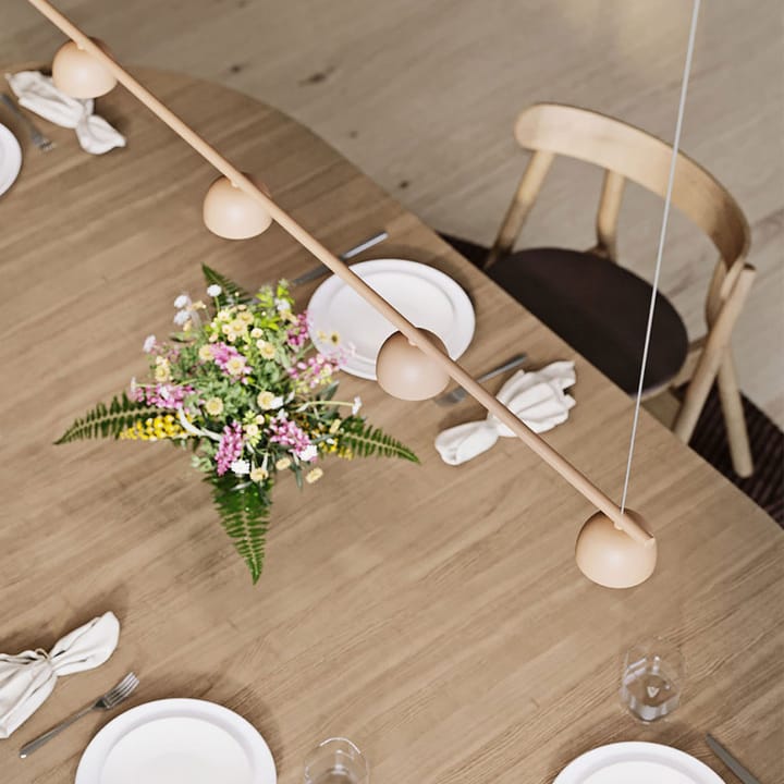 Lampa sufitowa Blush Rail 5, Warm beige Northern