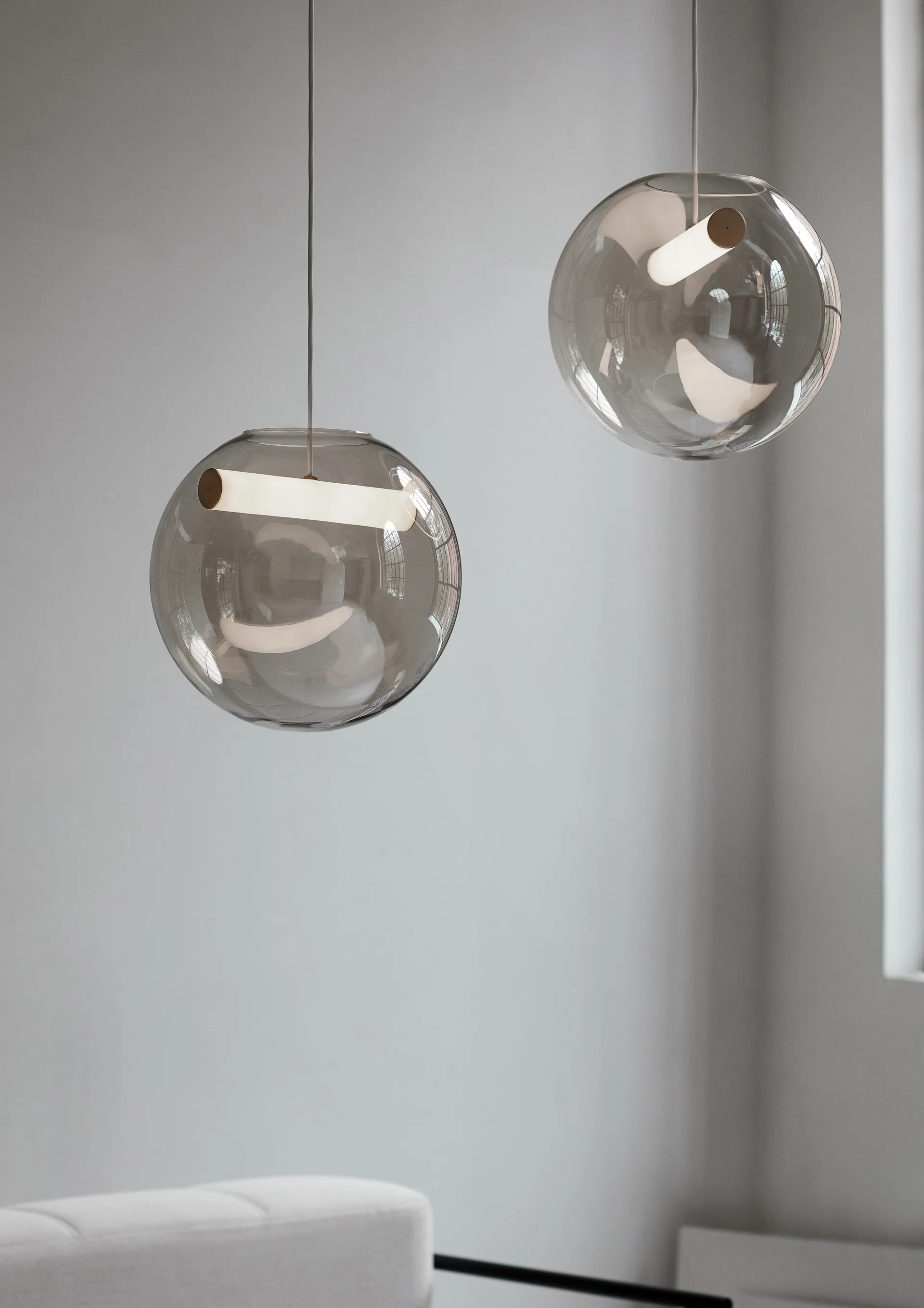 Lampa sufitowa Reveal Ø45 cm, Szary Northern