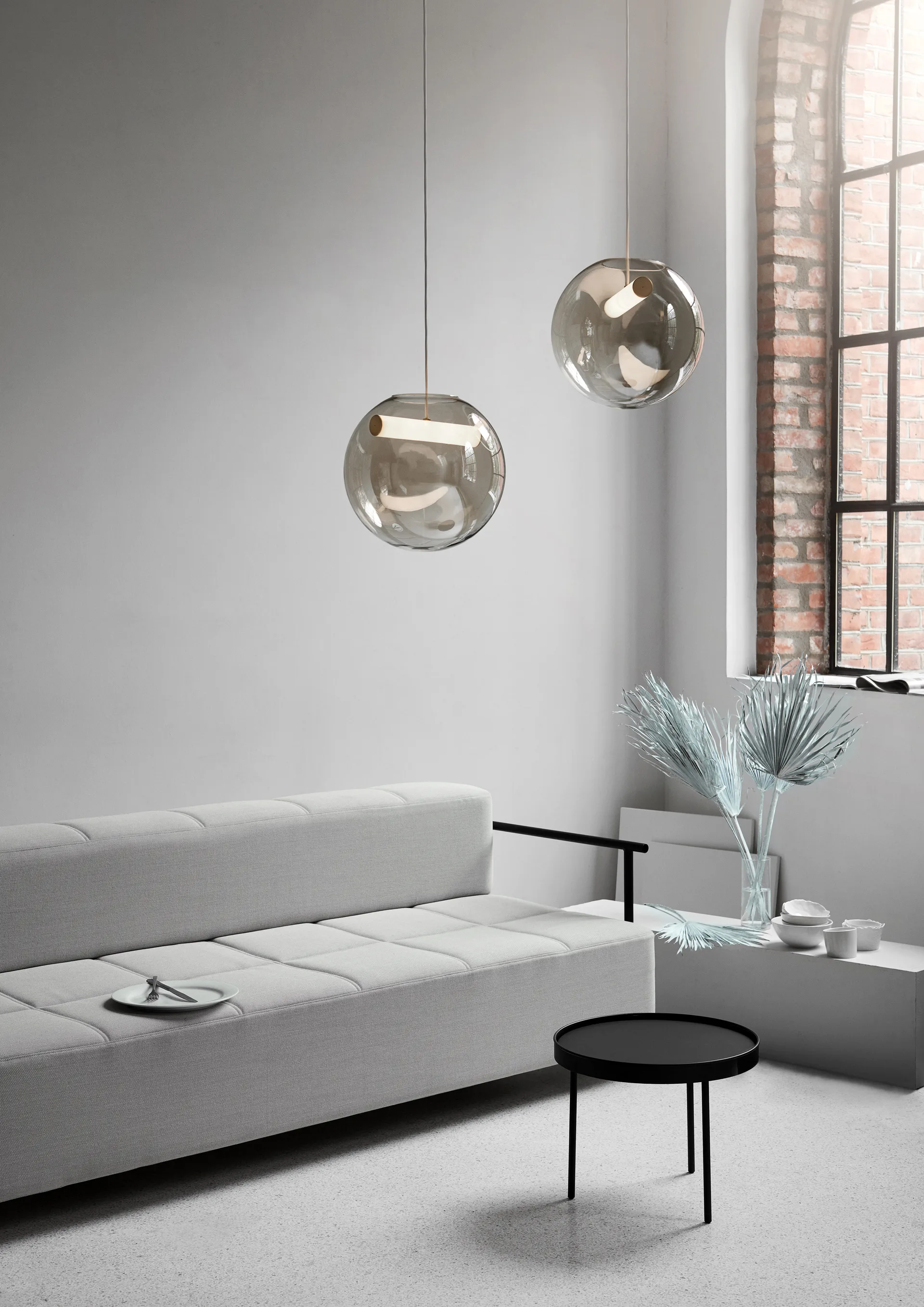 Lampa sufitowa Reveal Ø45 cm, Szary Northern