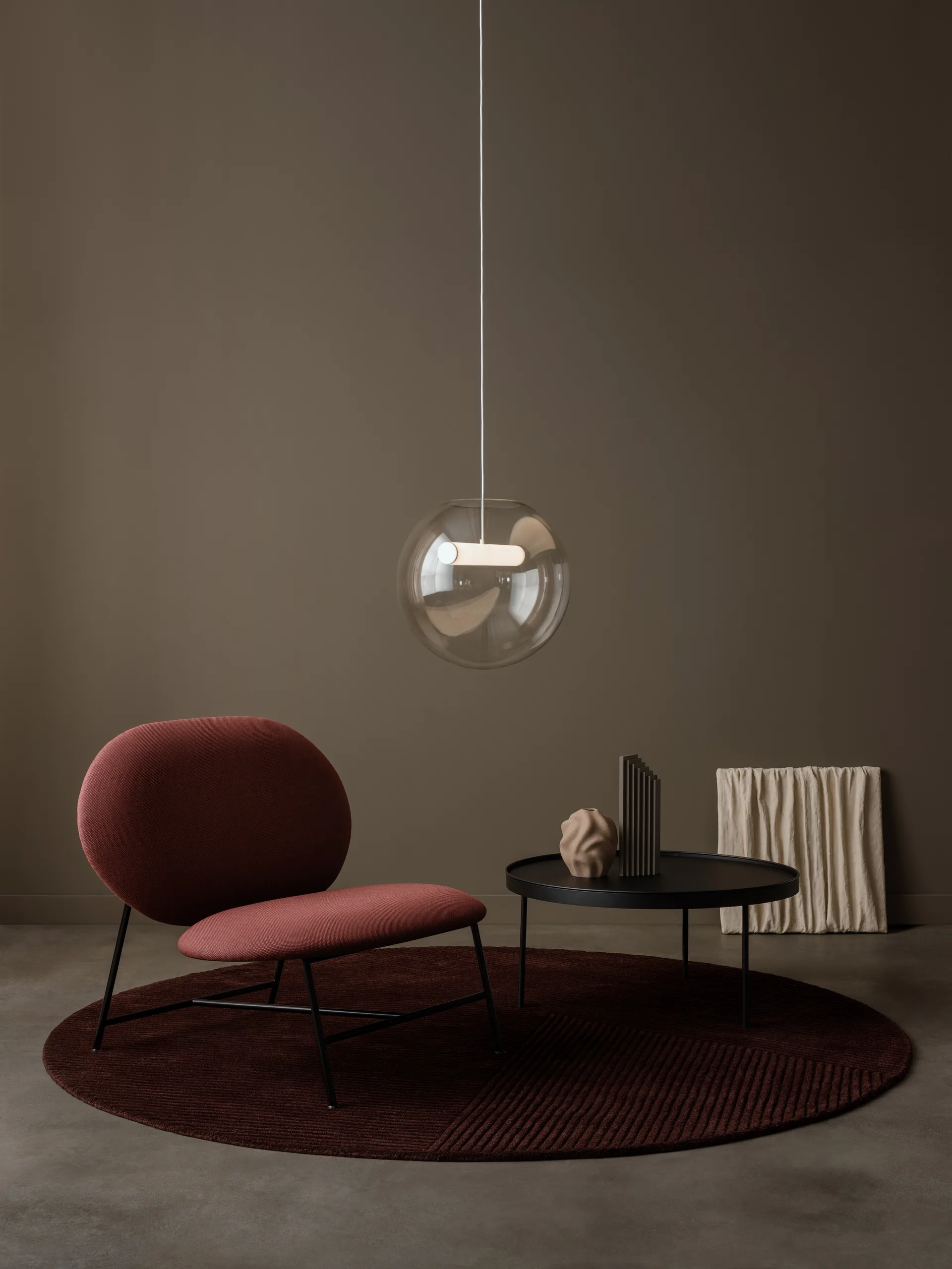 Lampa sufitowa Reveal Ø45 cm, Szary Northern