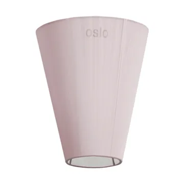 Oslo wood abażur do lampy podłogowej limited edition - Muted pink - Northern