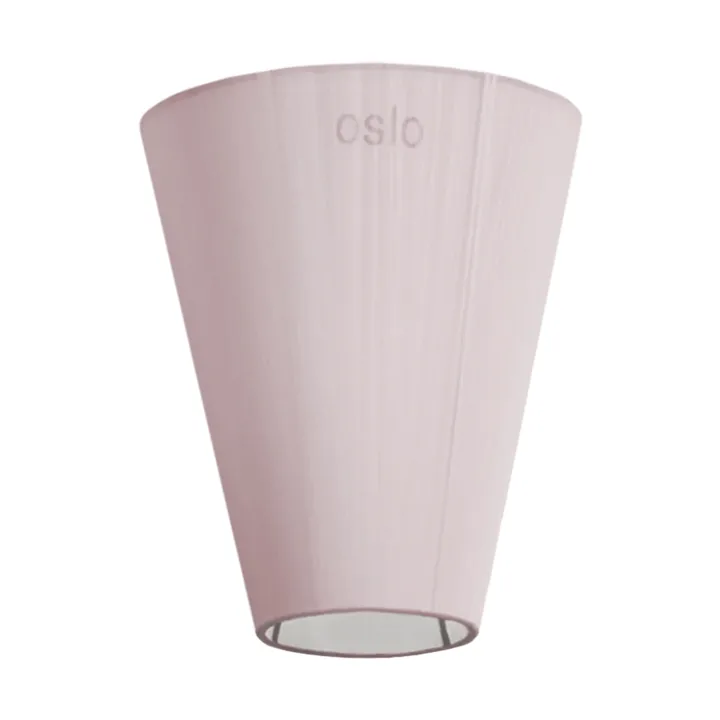 Oslo wood abażur do lampy podłogowej limited edition - Muted pink - Northern