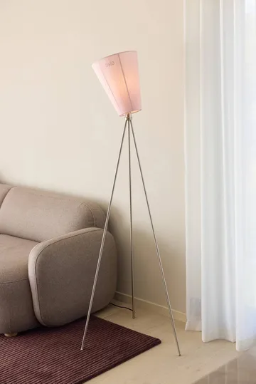 Oslo wood abażur do lampy podłogowej limited edition - Muted pink - Northern