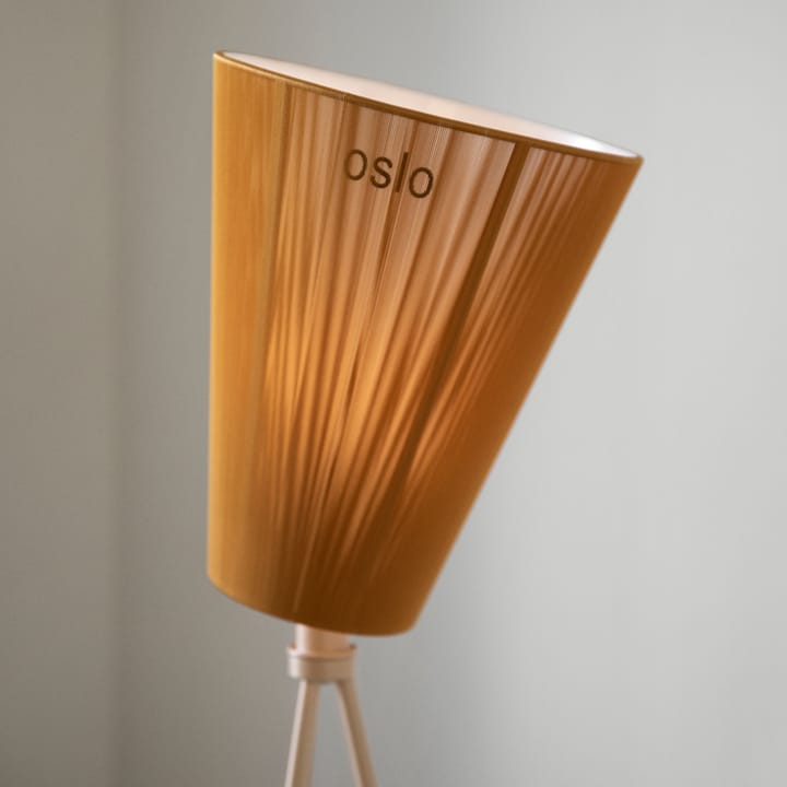 Oslo Wood lampa podłogowa klosz, Caramel Northern