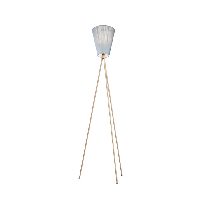 Oslo Wood lampa podłogowa - light blue, beżowy stojak - Northern
