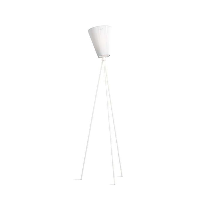 Oslo Wood lampa podłogowa - white, matowy biały stojak - Northern