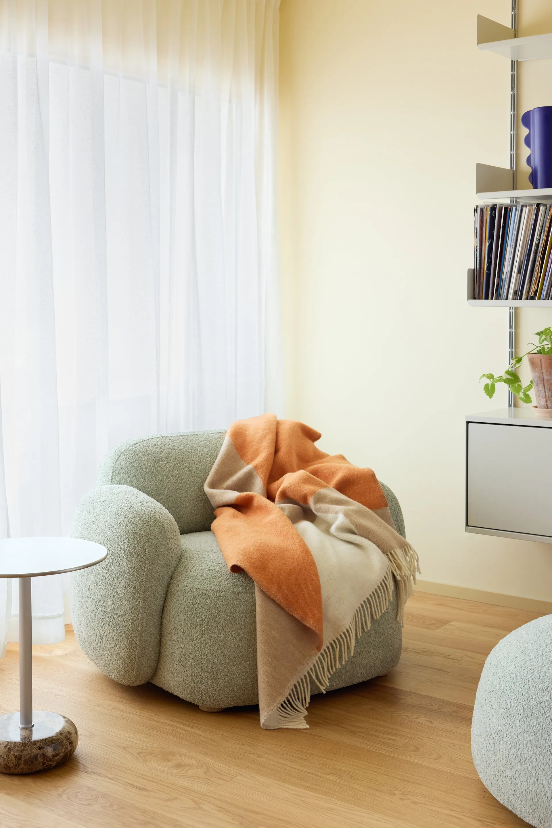 Pled Layer , Pomarańczowy, 130x170 cm Northern