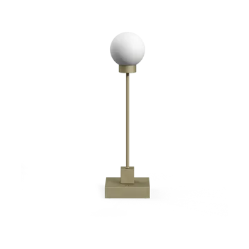 Przenośna stołowa lampa Snowball 33 cm - Grey beige - Northern