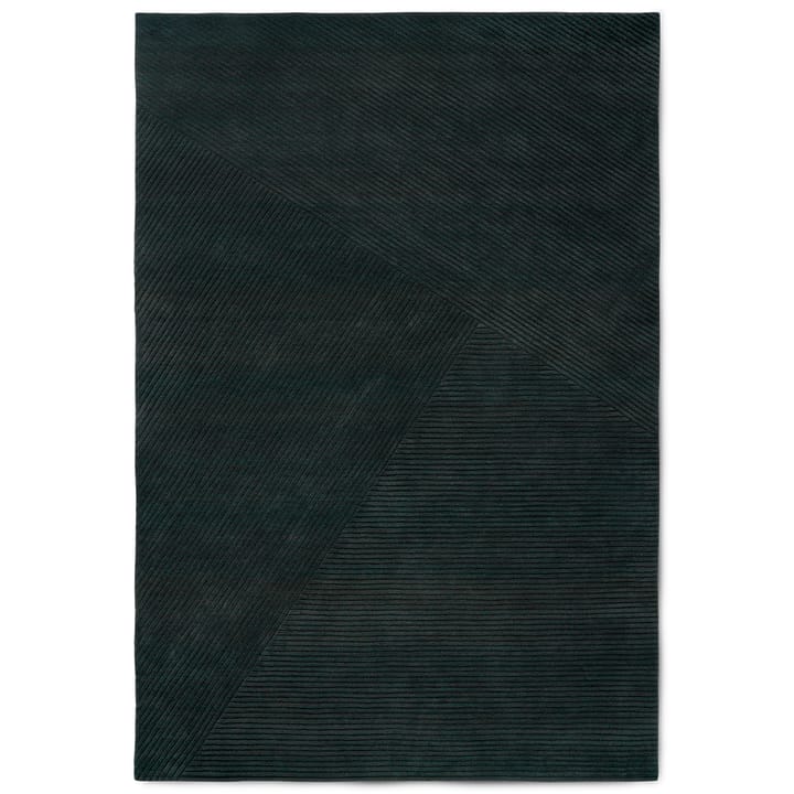 Row dywan Duży 200x300 cm - Ciemnozielony - Northern