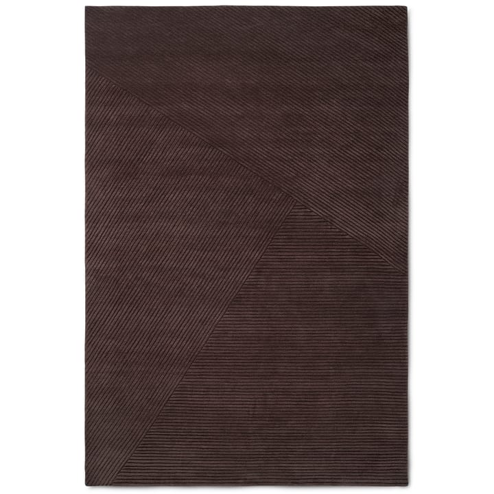 Row dywan Duży 200x300 cm - Ciemny brąz - Northern