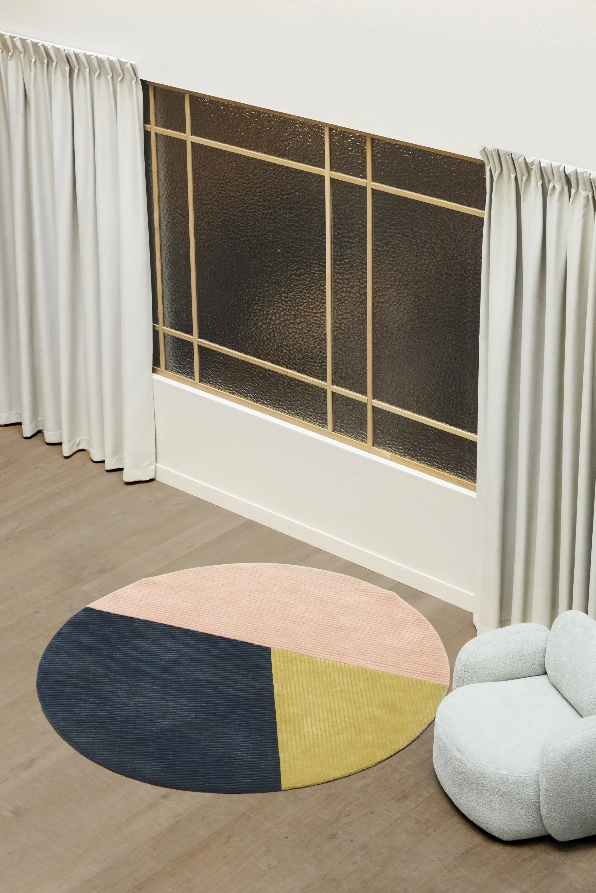 Row dywan okrągły Ø200 cm, Trio Northern