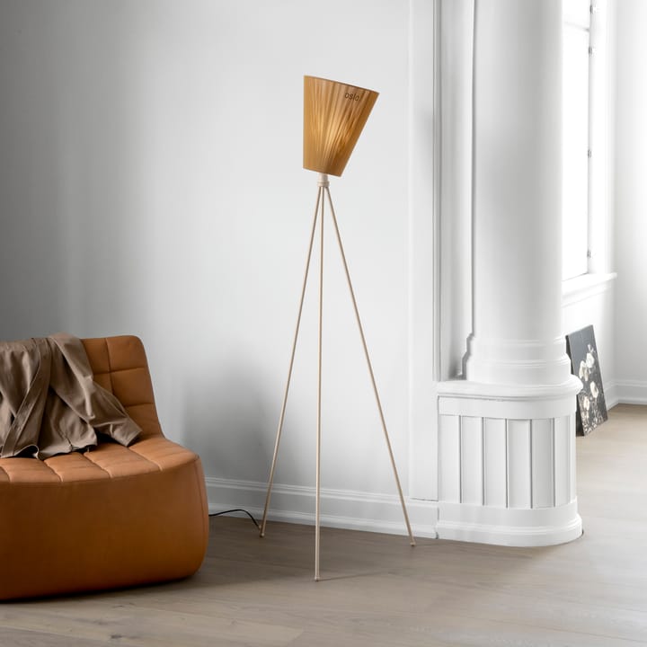 Stojak na lampę podłogową Oslo Wood, Beżowy Northern