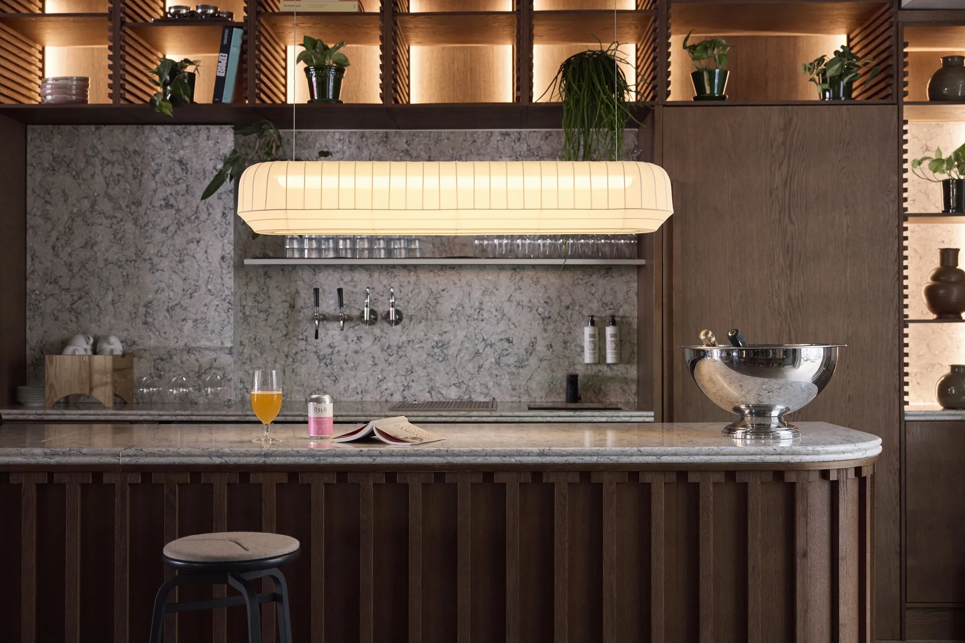 Wisząca lampa Tradition linear 120 cm, White Northern