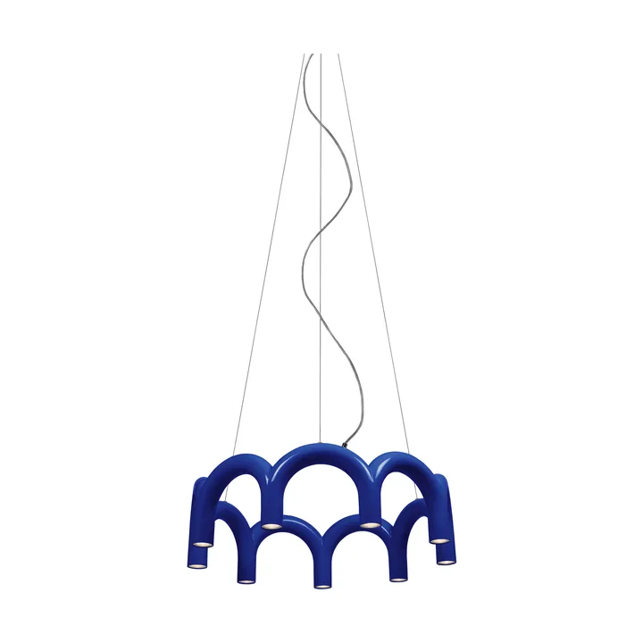 Arch circle wahadło - Niebieski, Ø76 cm - Oblure