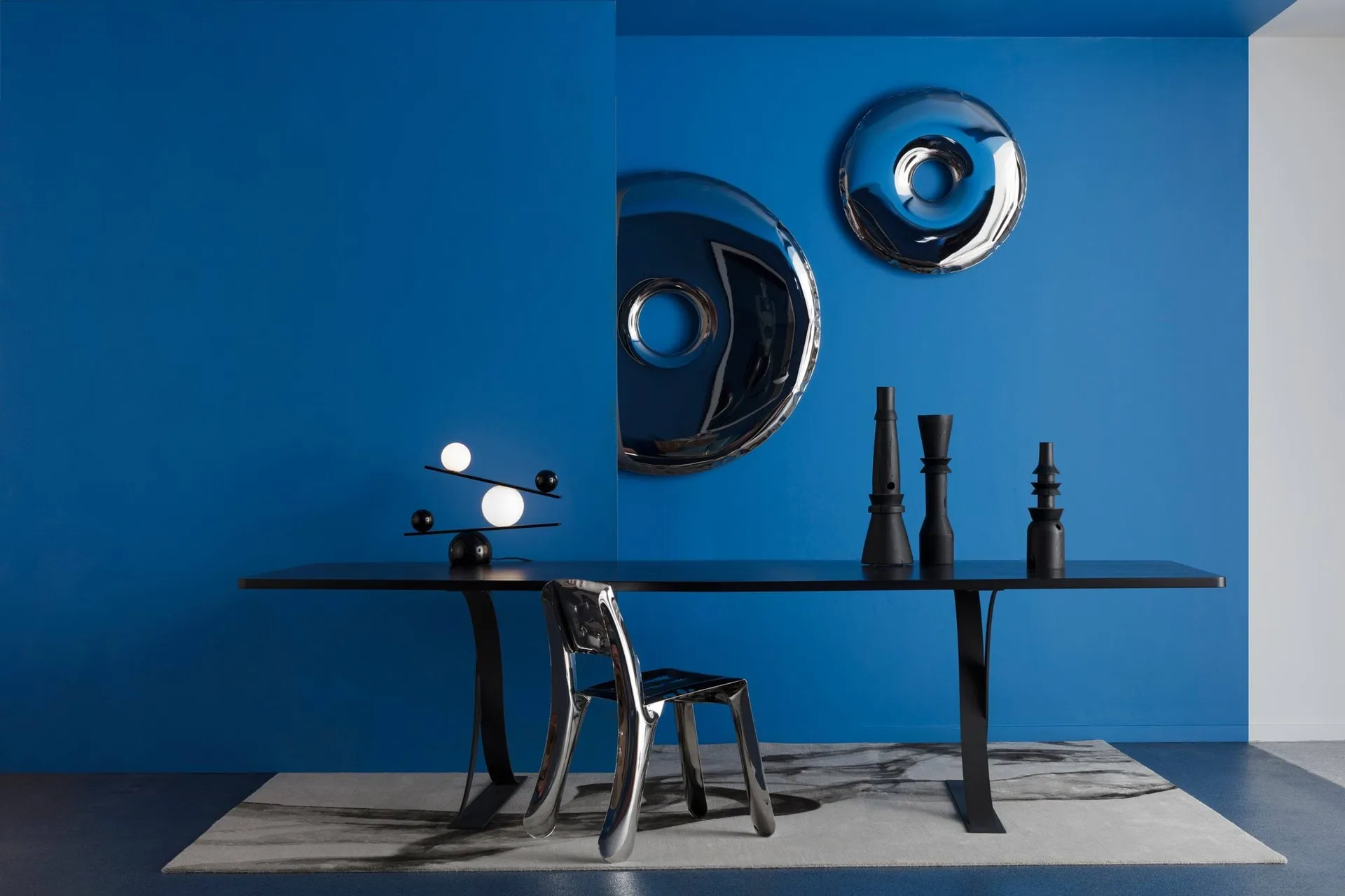 Lampa stołowa Balance, Black, v2 Oblure