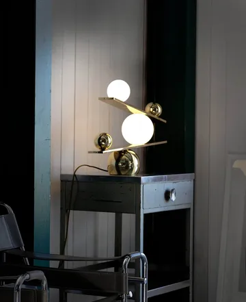 Lampa stołowa Balance - Brass, v2 - Oblure