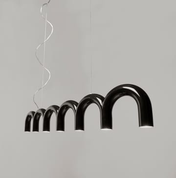 Lampa wisząca Arch o długości 125,6 cm - Czarny - Oblure