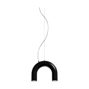 Lampa wisząca Arch Single - Black, 25,5 cm - Oblure