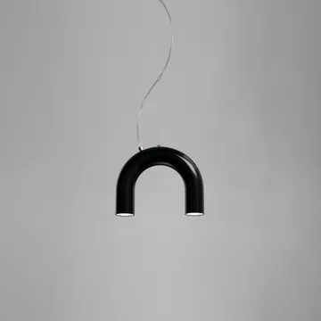 Lampa wisząca Arch Single - Black, 25,5 cm - Oblure