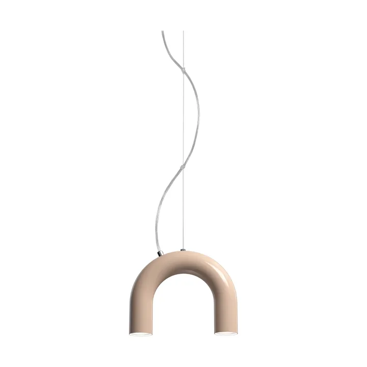 Lampa wisząca Arch Single - Nude, 25,5 cm - Oblure