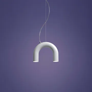 Lampa wisząca Arch Single - White, 25,5 cm - Oblure