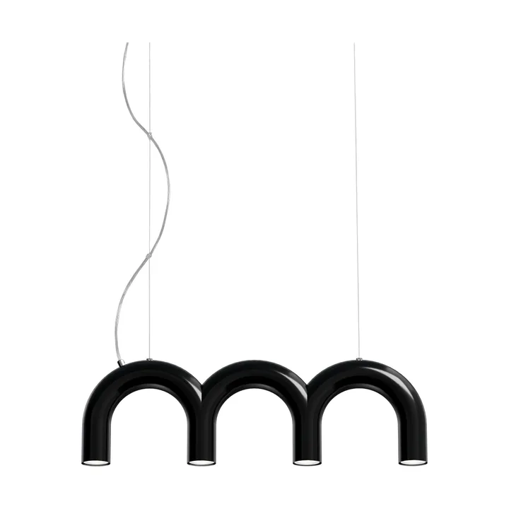 Lampa wisząca Arch Triplette - Black, 65,6 cm - Oblure
