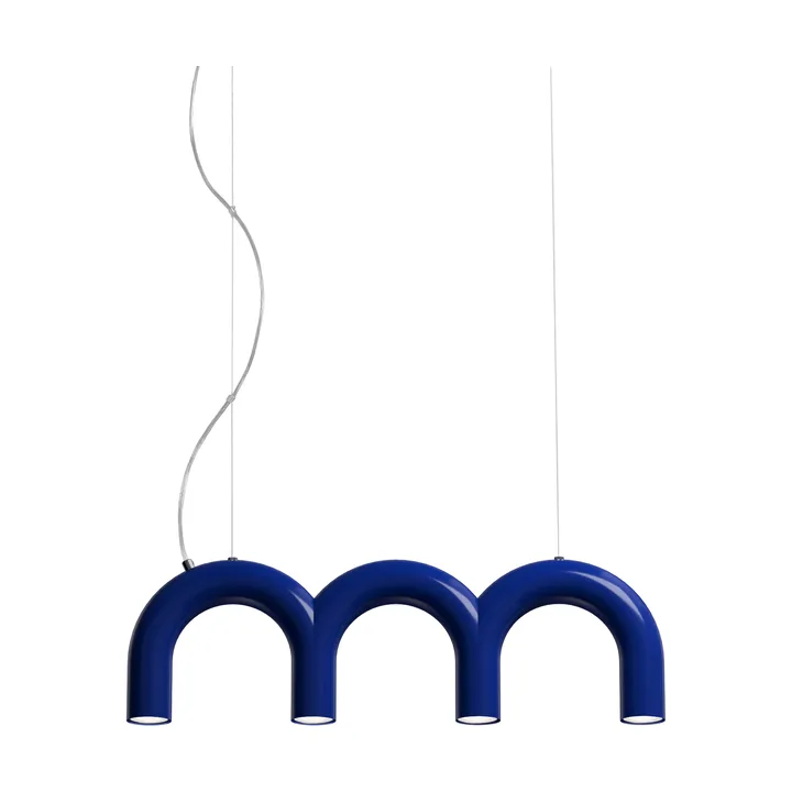 Lampa wisząca Arch Triplette - Blue, 65,6 cm - Oblure