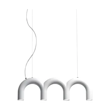 Lampa wisząca Arch Triplette - White, 65,6 cm - Oblure