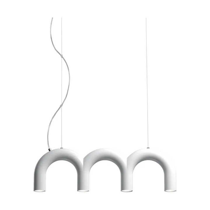 Lampa wisząca Arch Triplette - White, 65,6 cm - Oblure