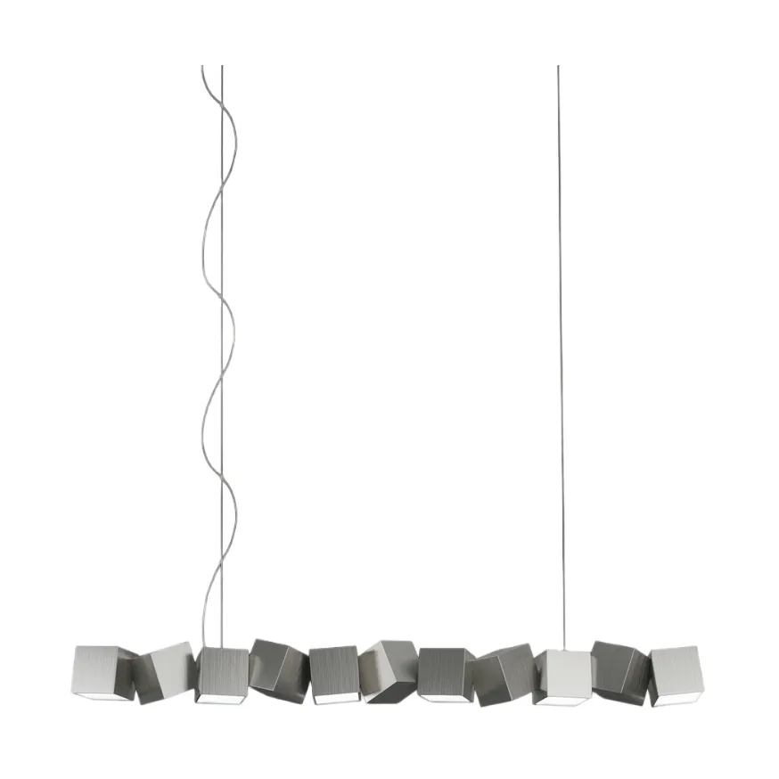 Lampa wisząca Blockchain System 11, Aluminium Oblure