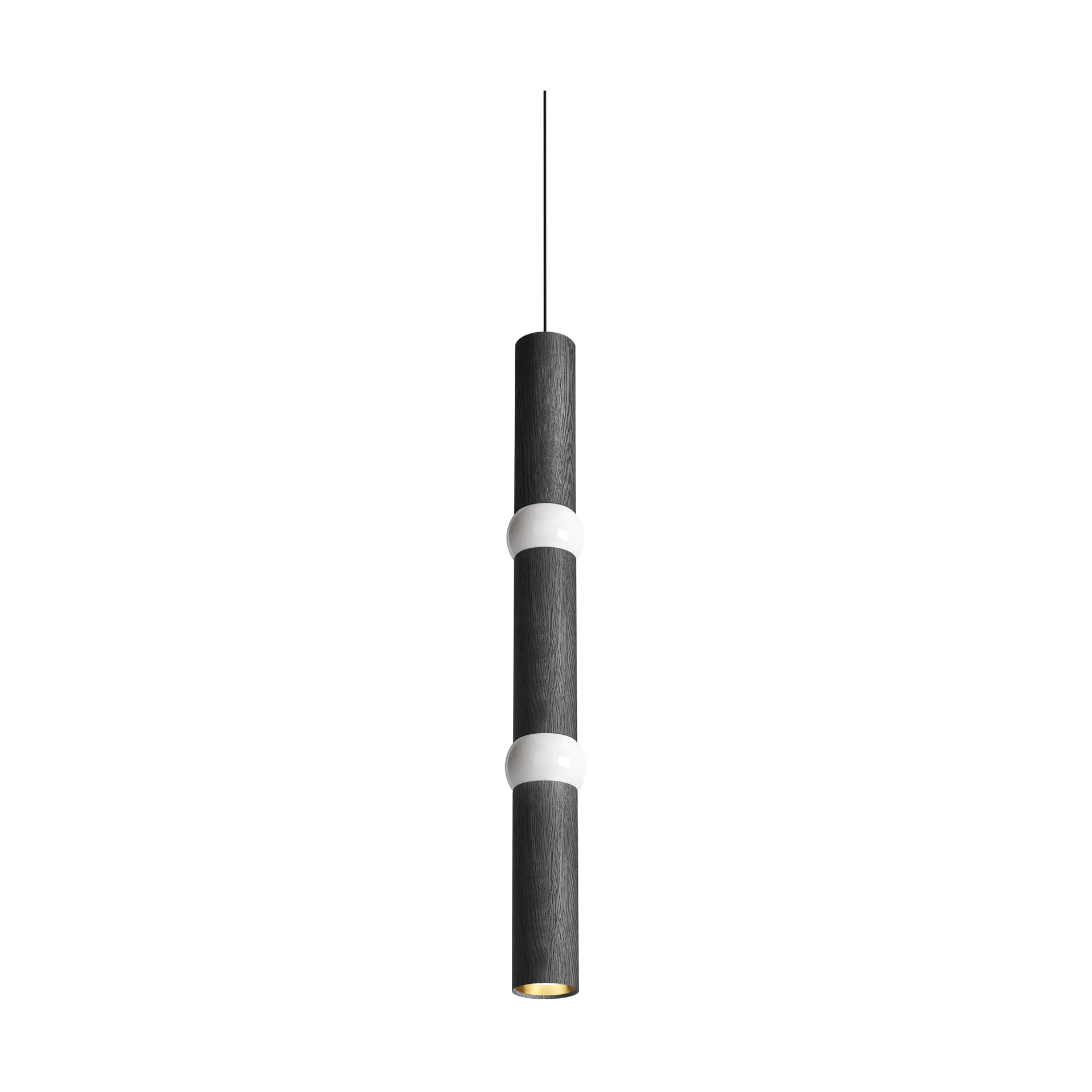 Lampa wisząca Lightbone, Large 83,6 cm, black oak Oblure