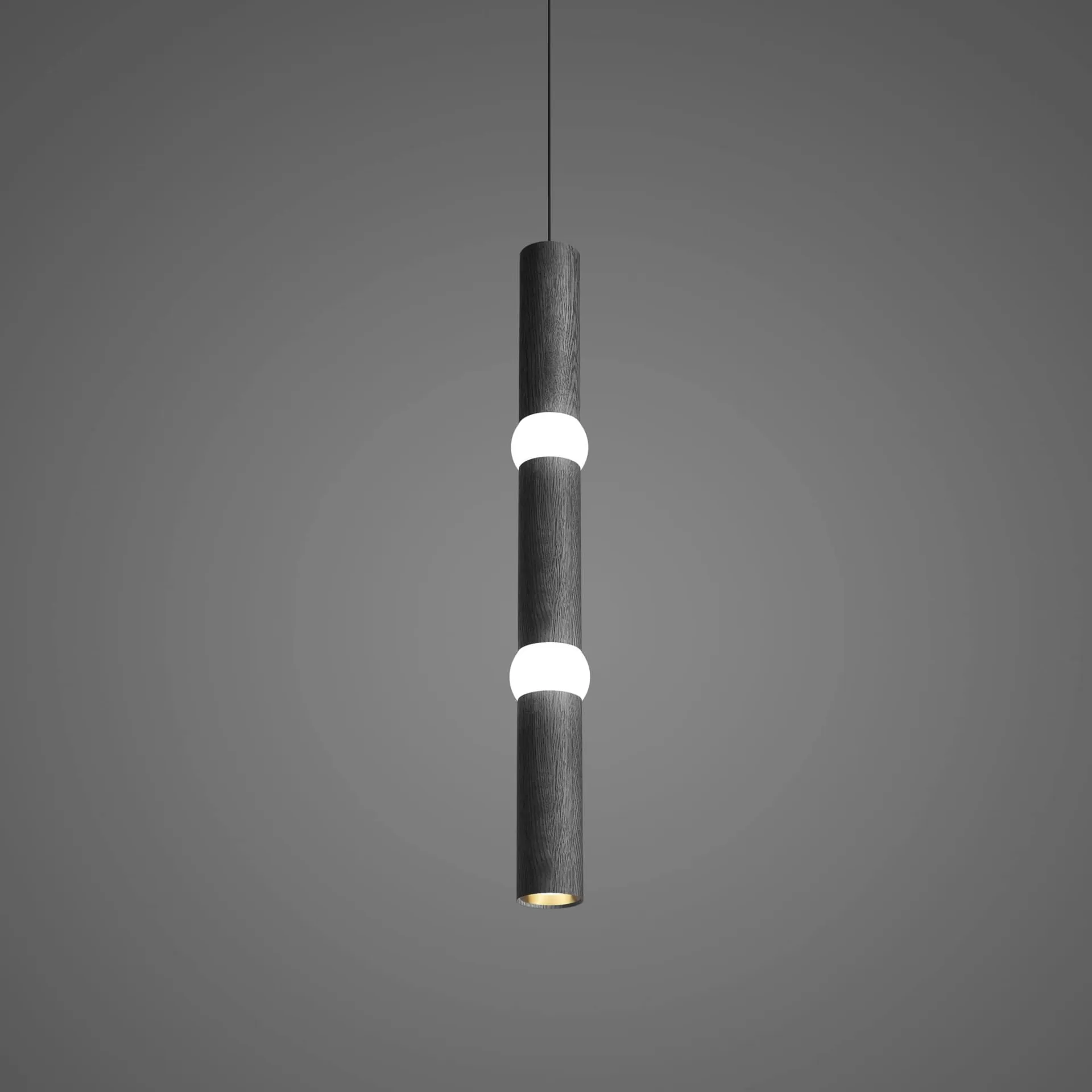Lampa wisząca Lightbone, Large 83,6 cm, black oak Oblure
