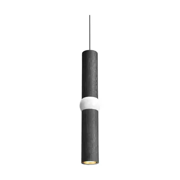 Lampa wisząca Lightbone - Medium 53,8 cm, black oak - Oblure
