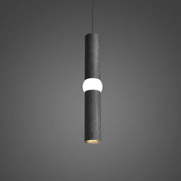 Lampa wisząca Lightbone - Medium 53,8 cm, black oak - Oblure