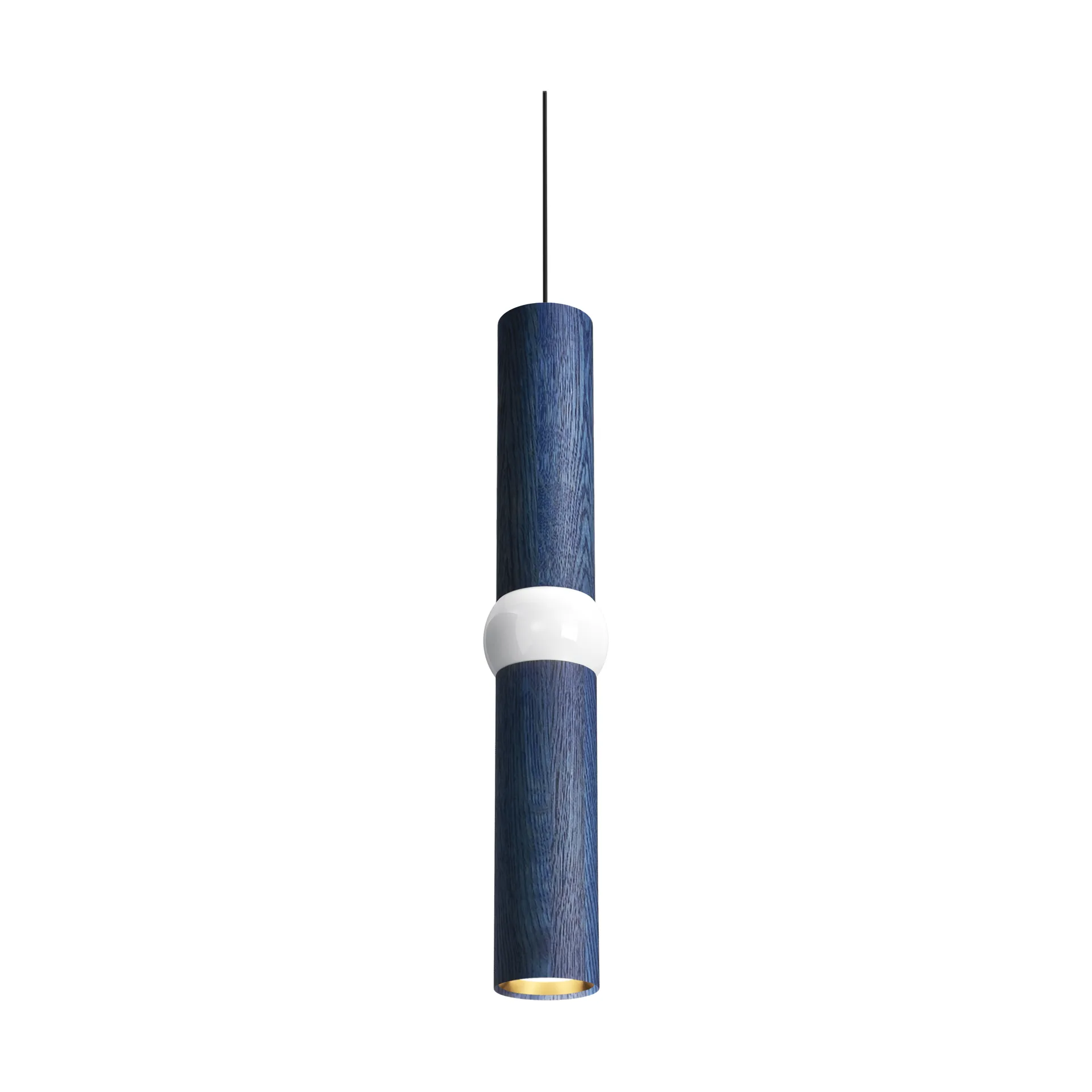 Lampa wisząca Lightbone, Medium 53,8 cm, blue oak Oblure