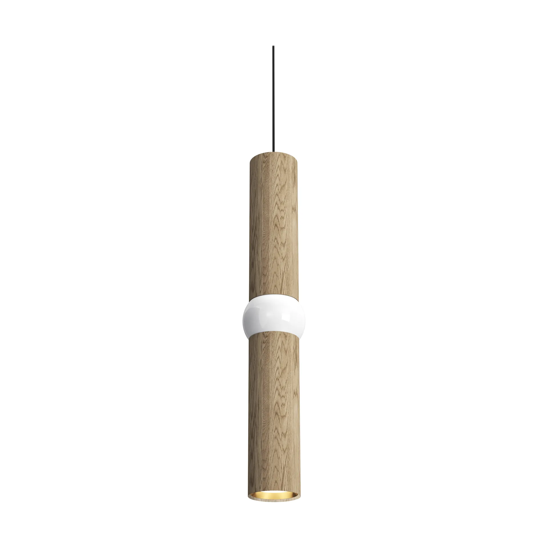 Lampa wisząca Lightbone, Medium 53,8 cm, natural oak Oblure
