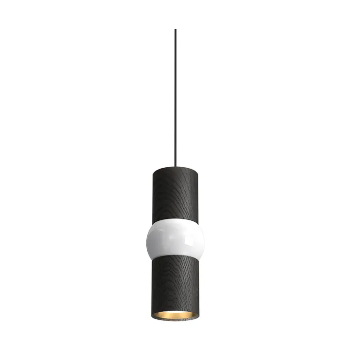 Lampa wisząca Lightbone - Small 24 cm, black oak - Oblure