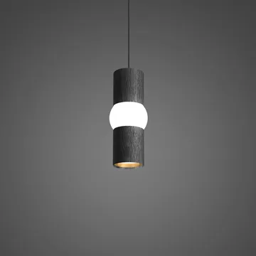 Lampa wisząca Lightbone - Small 24 cm, black oak - Oblure