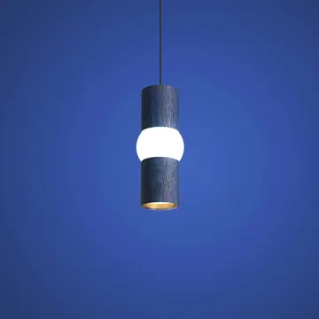 Lampa wisząca Lightbone - Small 24 cm, blue oak - Oblure