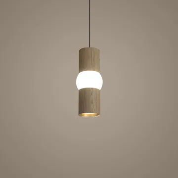 Lampa wisząca Lightbone - Small 24 cm, natural oak - Oblure