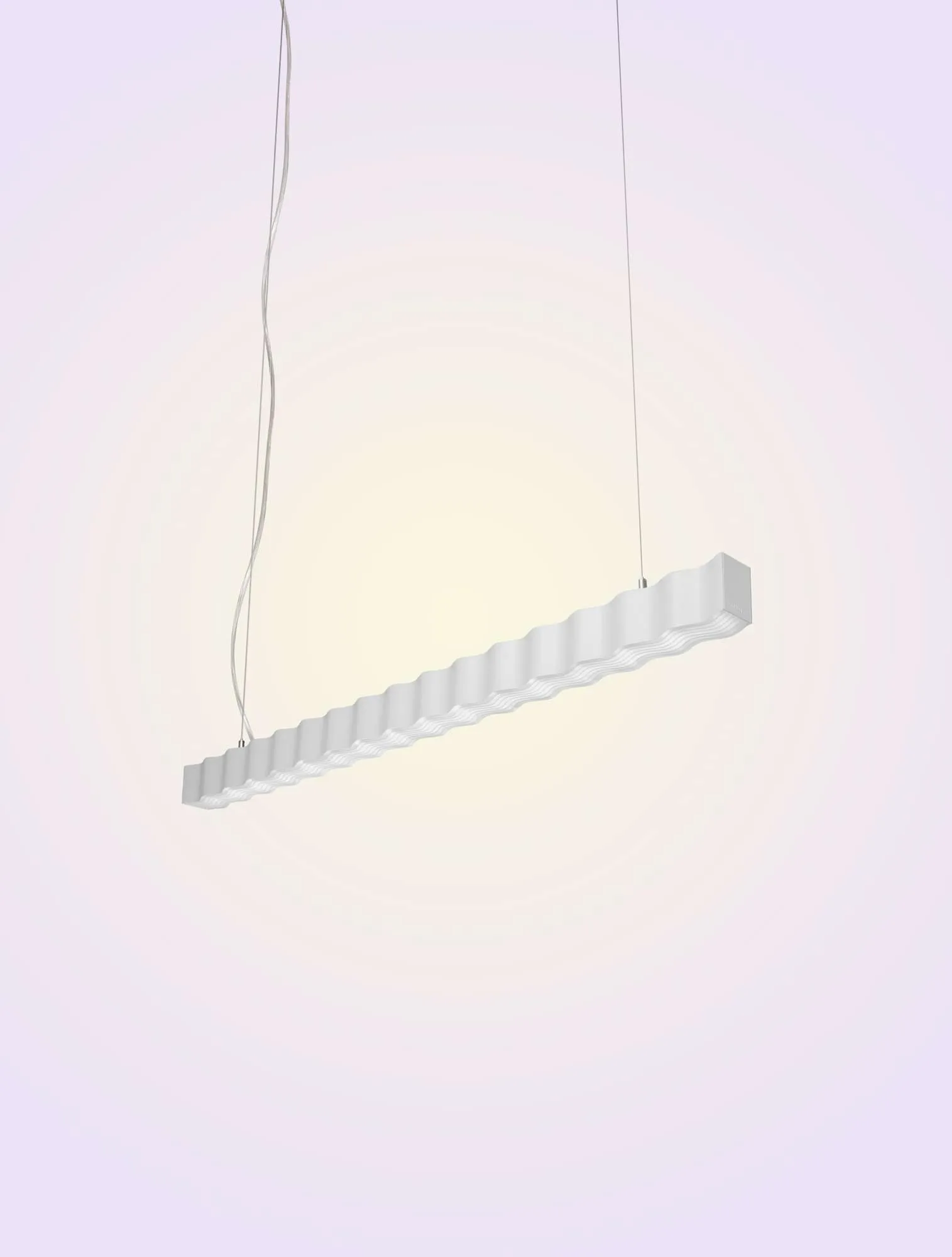 Lampa wisząca Superwave, White Oblure