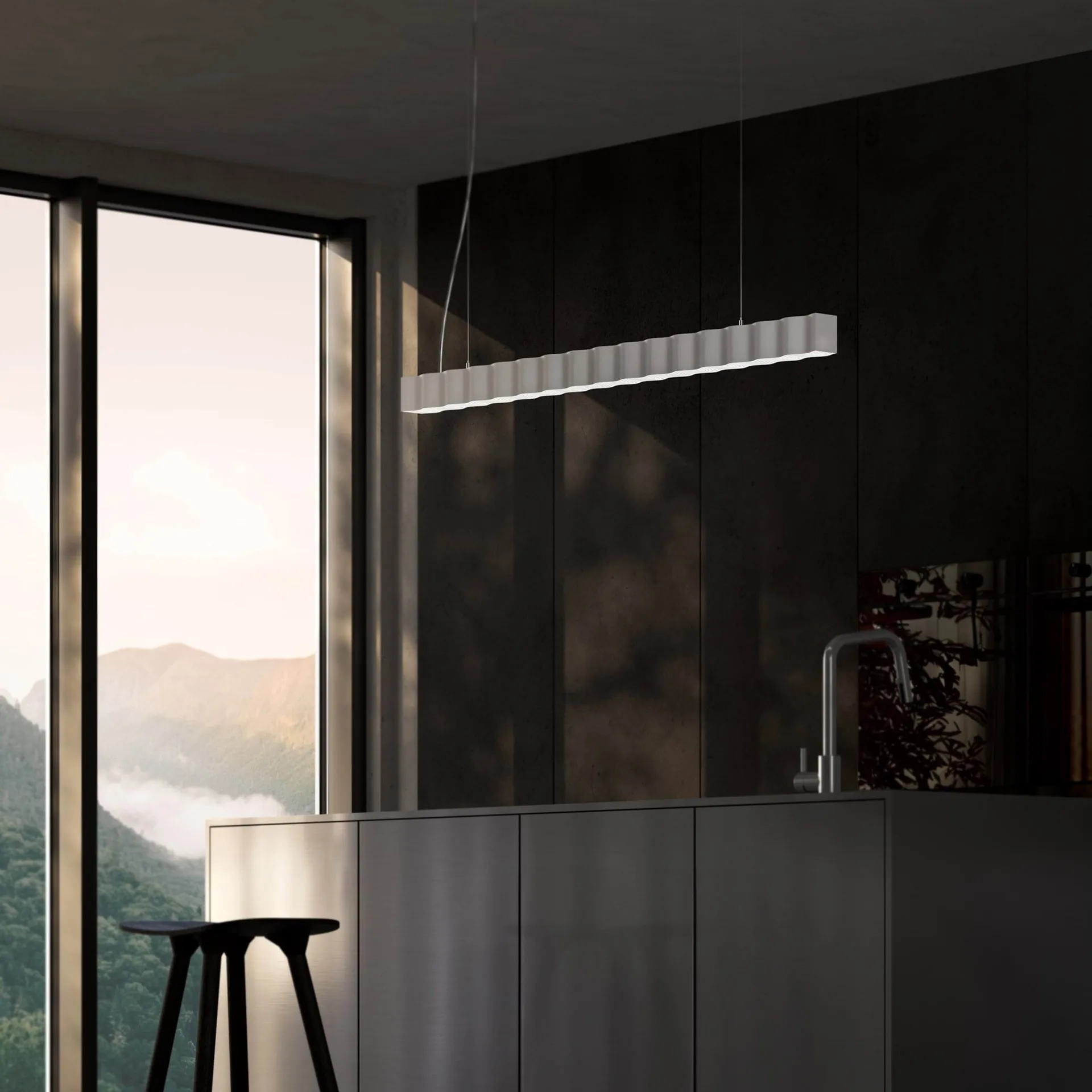 Lampa wisząca Superwave, White Oblure