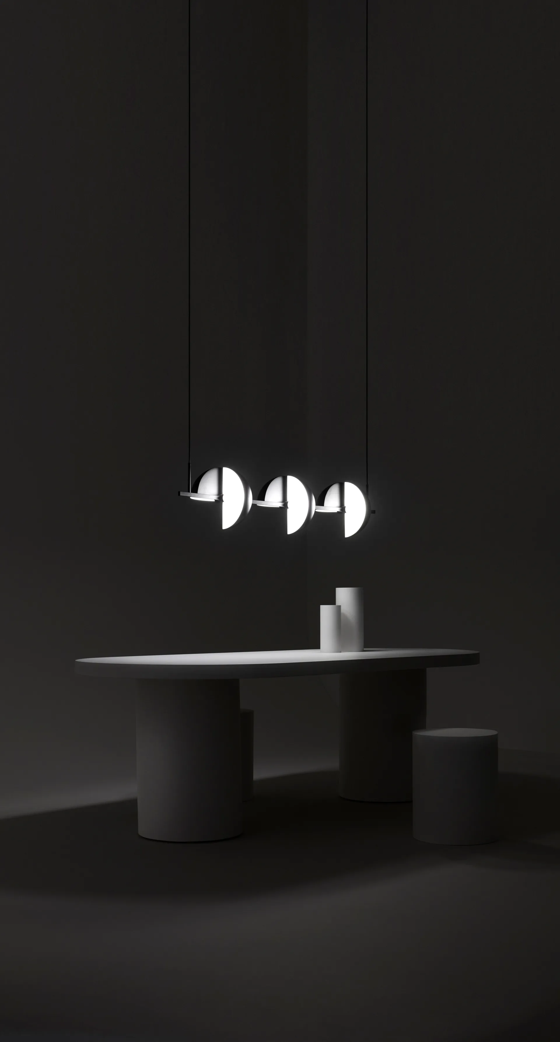 Trapeze potrójne wahadło o długości 140 cm, Czarny Oblure