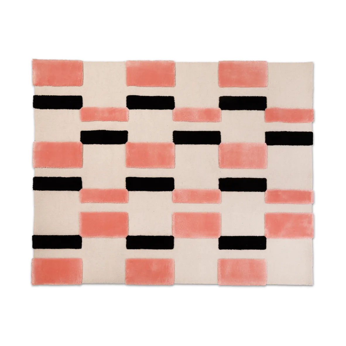 Dywan ODC Segment Rug Collection Irregular, Coral crush-cream-black, 200x252 cm Ogeborg