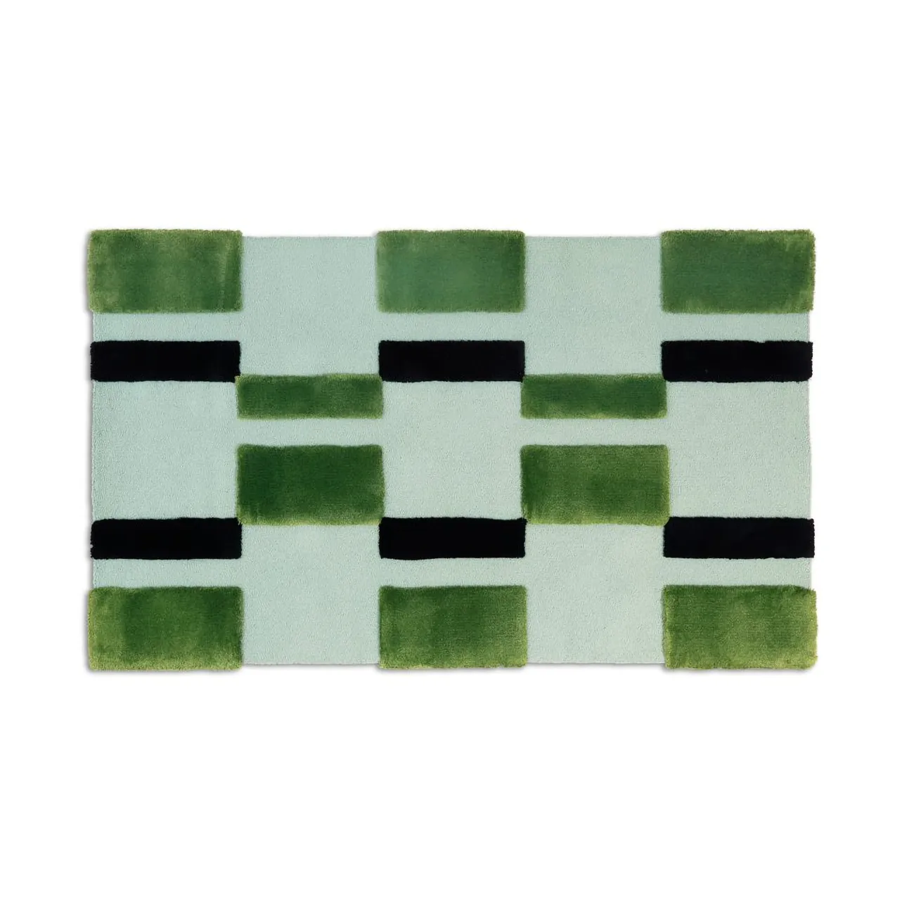 Dywan ODC Segment Rug Collection Irregular, Green-mint-black, 120x200 cm Ogeborg