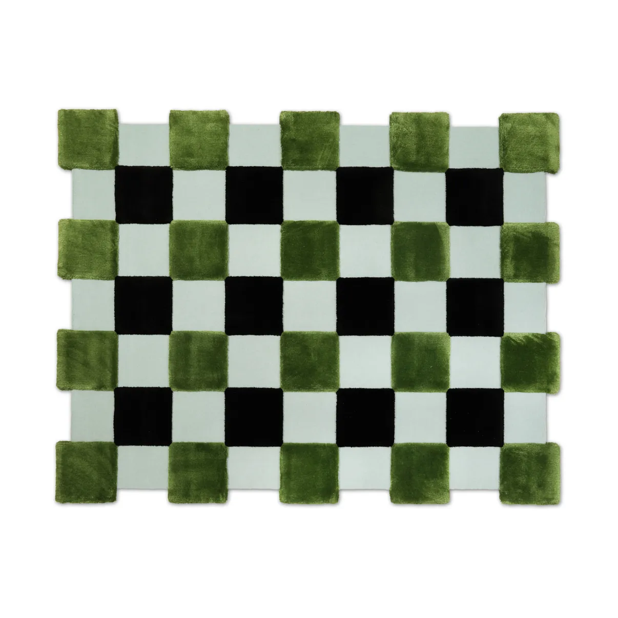 Dywan ODC Segment Rug Collection Square, Green-black-mint, 233x300 cm Ogeborg