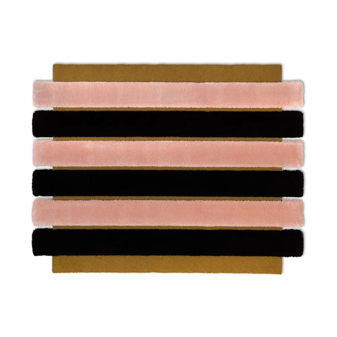 Dywan ODC Segment Rug Collection Stripe, Golden-blush-black, 179x250 cm Ogeborg