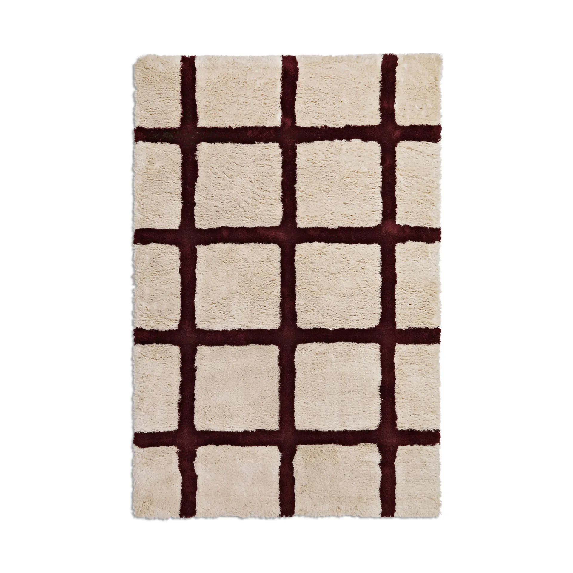 Dywan wełniany ODC Line Big Scale, Beige brown, 170x240 cm Ogeborg